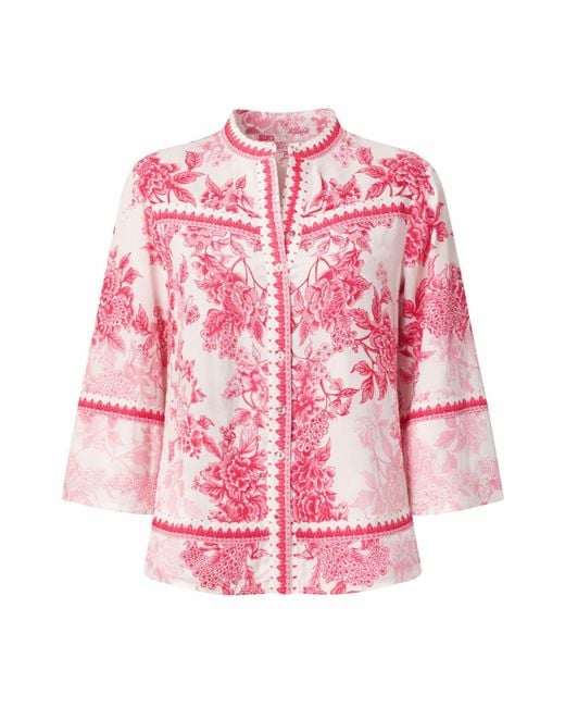 Raishma Pink Myra Viscose Shirt
