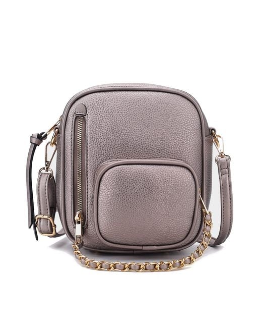 Mkf Collection - J'omor Gray Winona Crossbody Bag Handbag