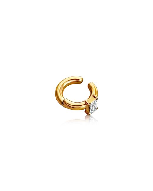 Mickey's Girl Metallic Candice Baguette Cuff Earring