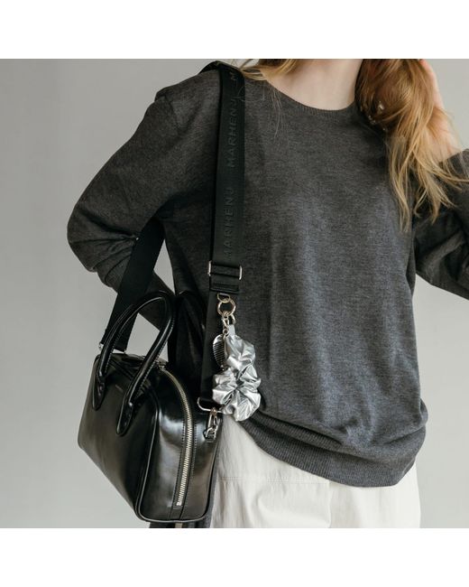MARHEN.J Black Lara Small Three Way Vegan Leather Shoulder Bag