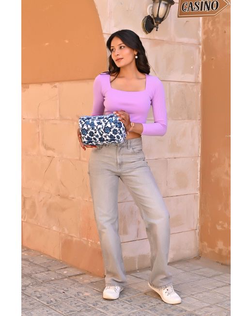 Conscious Yoga Collective Metallic The Floral Paisley Travel Set