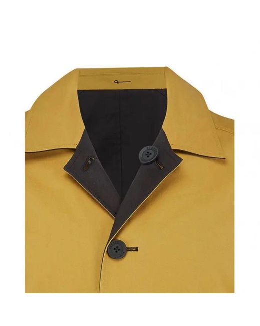 Guards London Yellow Montague Reversible Raincoat for men