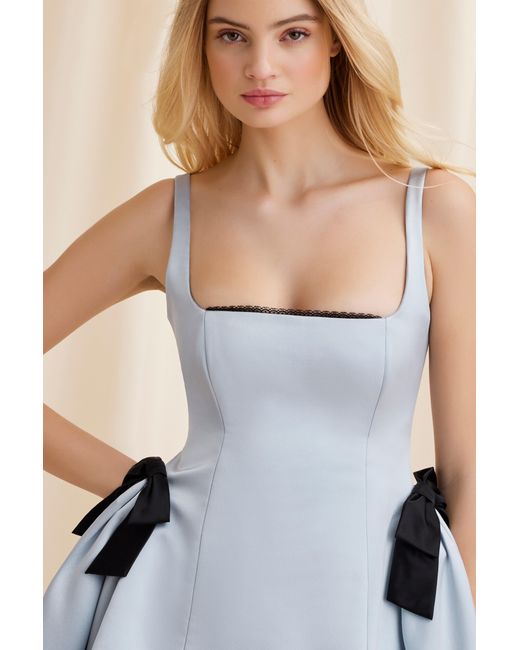Scarlett Gasque Blue Eclipse Mini Dress
