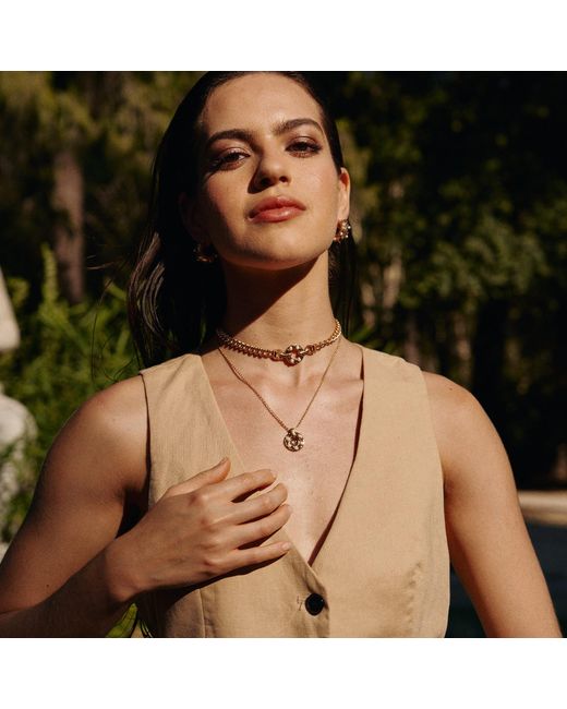 Retro Chic Metallic Ayasofya Necklace