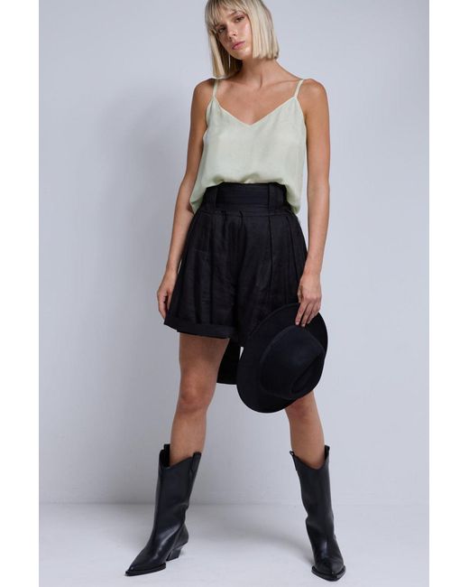 Dref Black Florence High Waisted Short