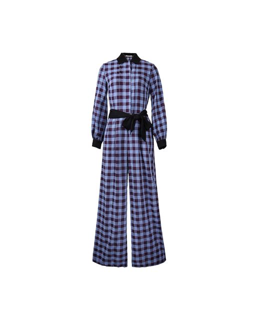 Emma Wallace Blue Furle Jumpsuit