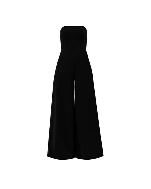 Nomi Fame Black Sarah Palazzo Pant Corset Jumpsuit