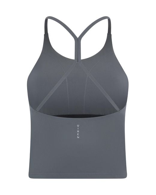 VIEREN Blue Higher Power Vest Top