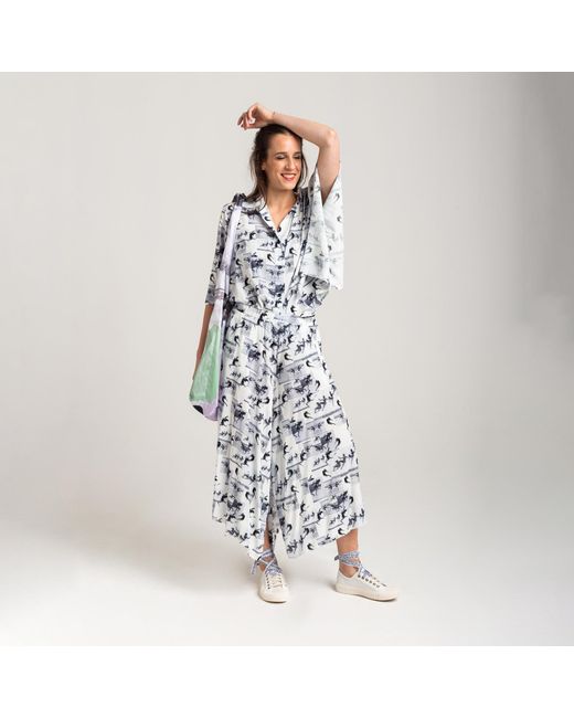 ARTISTA Blue Ask Culottes