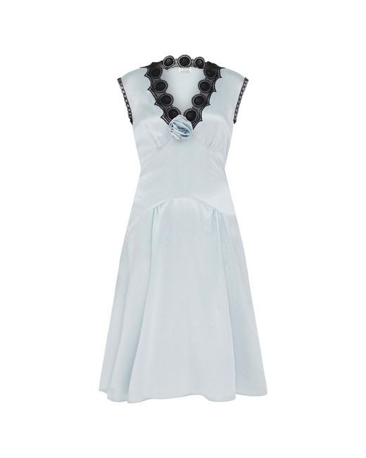 Lisa The Label Blue Le Jardin Pansy Tea Dress