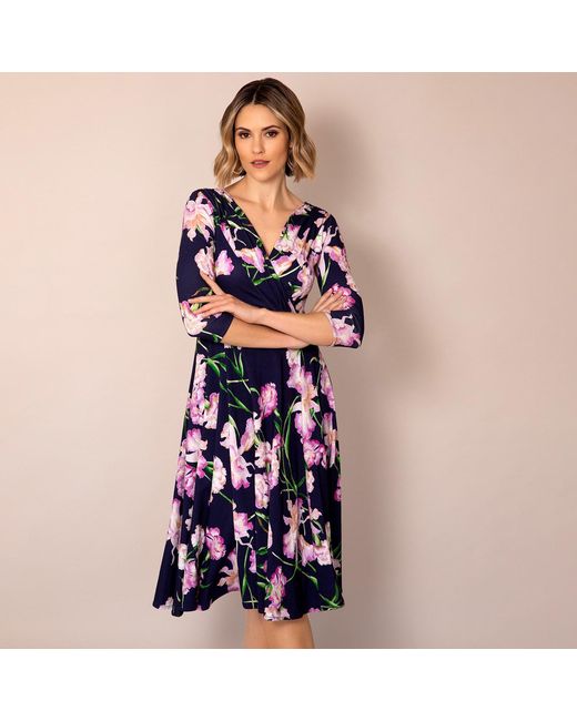 Alie Street London Blue Annie Dress Midnight Blossom