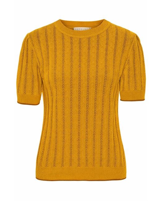 GROBUND Yellow Almine Tee –
