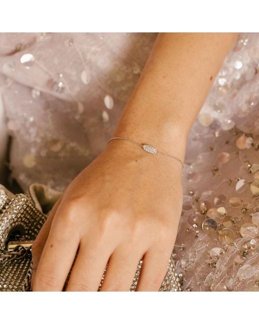 Inari Jewellery White Stardust Cluster Bracelet