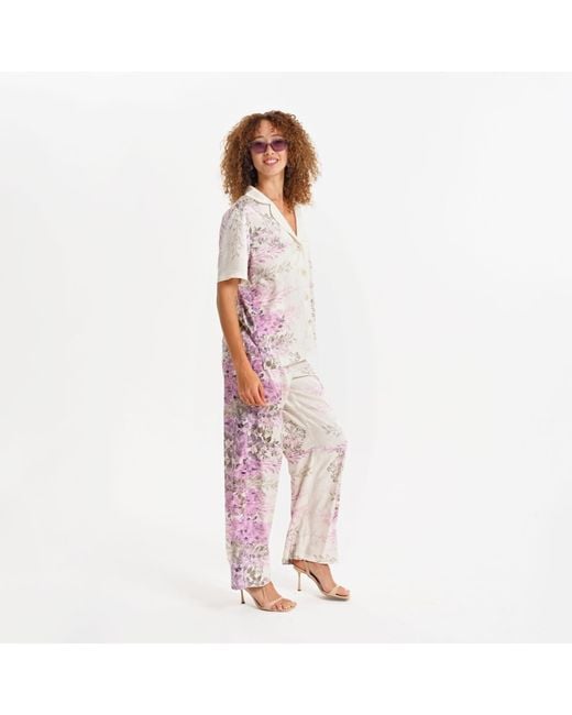 Lalipop Design Pink Soft Touch Stretch Straight-Leg Pants