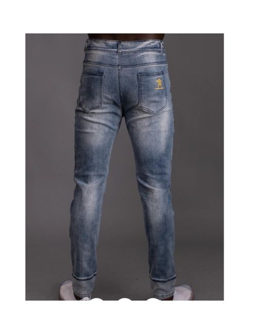 Chuks Collins Blue Act Self Light Denim for men