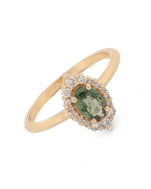 Ebru Jewelry White Eternal Romance Sapphire & Diamond Ring