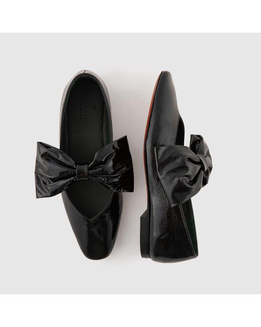 Mariano Shoes Black Cacia Ballerina Varnished