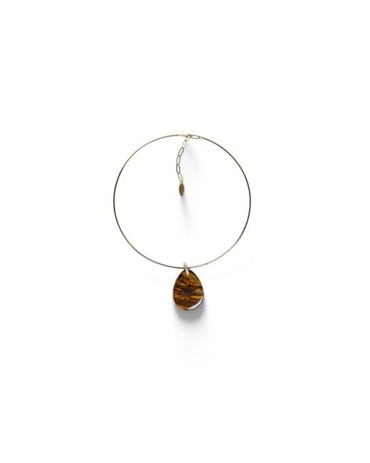 A'miss Metallic Sahara Drop Necklace