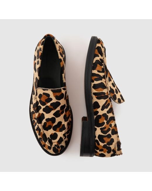 Mariano Shoes Brown Azenha Loafers Leopard