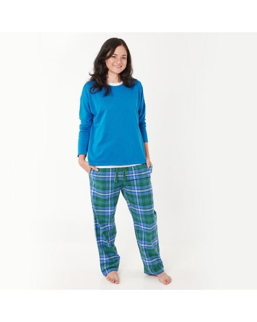 Lounge Blue Longline Sweatshirt Bright