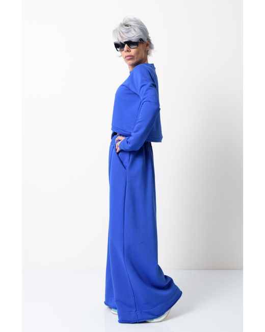 Clothes by Locker Room Blue Royal Two Piece Tracksuit Set For