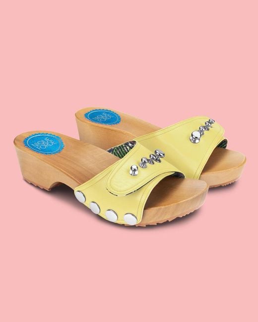 Nique Forde Yellow Macaroon Lucille Sandals