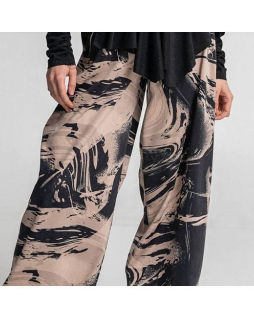 ARTISTA Multicolor Amber High Waisted Palazzo Pants