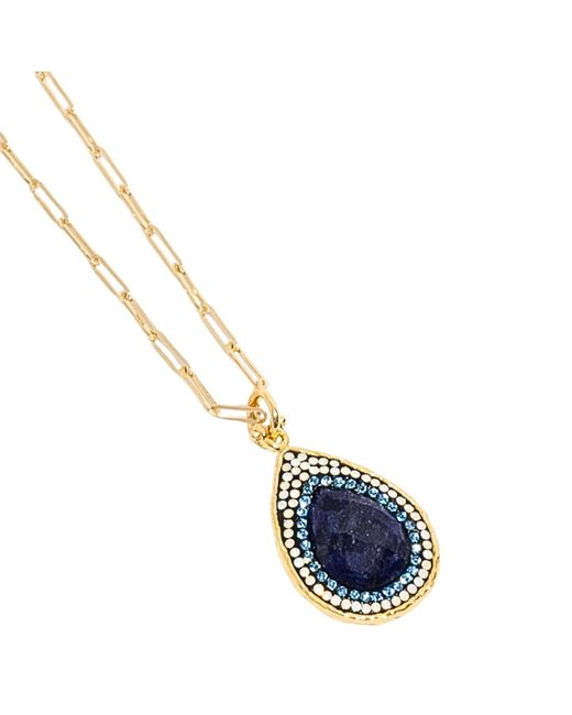 Ornare the Label Blue Helen Necklace