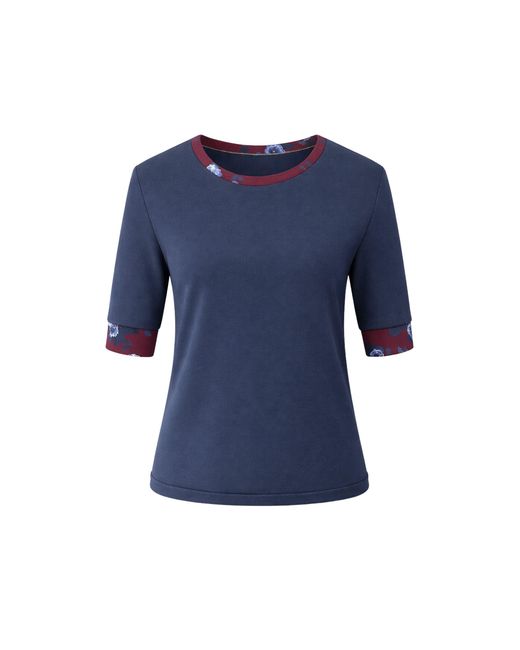 Sophie Cameron Davies Blue Cotton T-Shirt