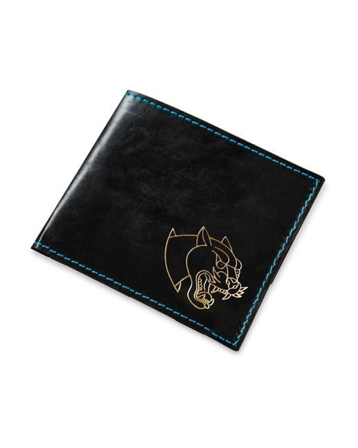 VIDA VIDA Black Panther Leather Card Wallet for men