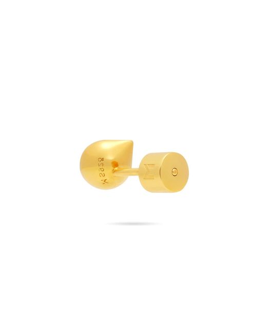Meulien Metallic Waterdrop Bud Stud Earrings With Pave Cz