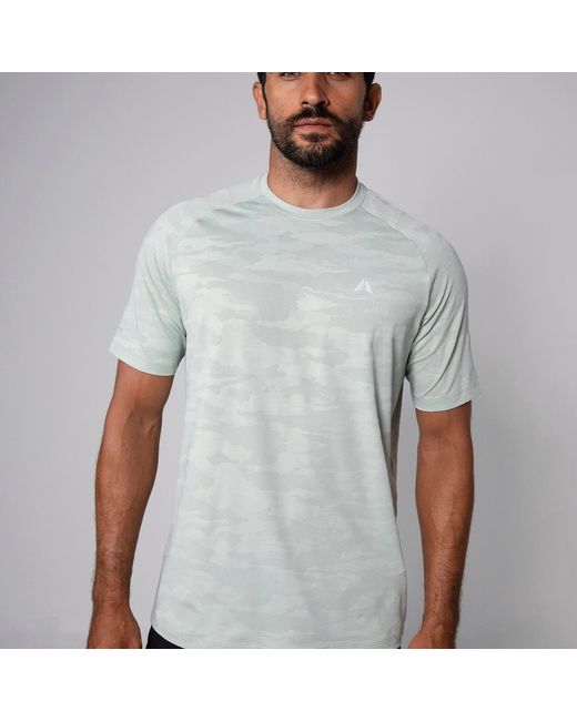 Aora Athletics Green Performance Eco-Friendly T-Shirt With Moisture-Wicking Breathable Fabric For Gym, Yoga, Running, And Everyday Wear for men