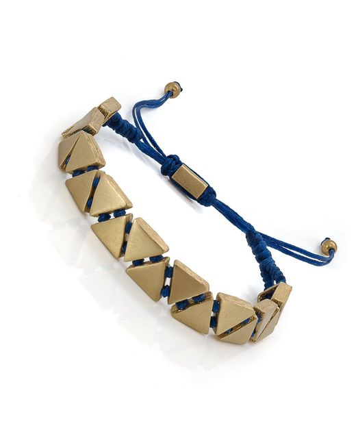 Ebru Jewelry Blue Calming Woven Bracelet for men