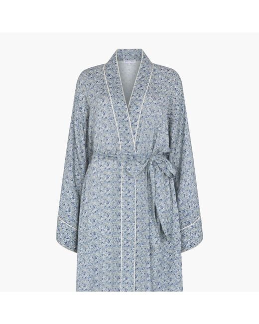 Lily and Lionel Blue Corina Ditsy Floral Robe