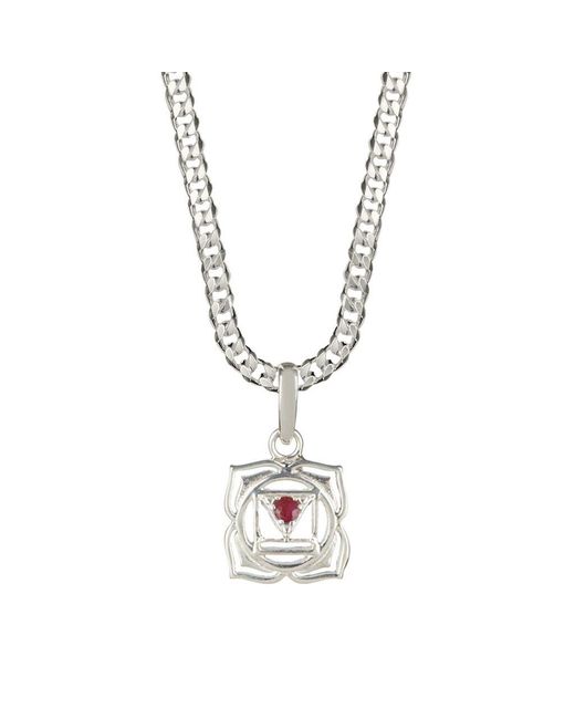 Charlotte's Web Jewellery Metallic Root Chakra Necklace for men
