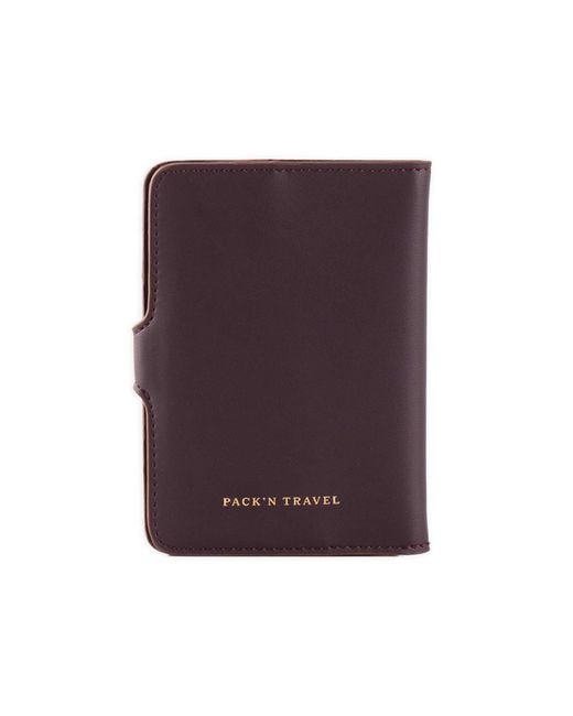 Pack'n Travel Purple Passport Holder Deep Plum