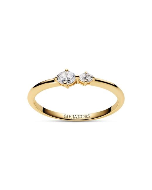Sif Jakobs Jewellery Metallic Ring Ovale Due