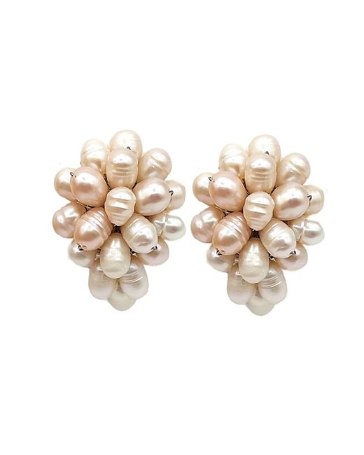Fairchild Baldwin Natural Neutrals Pear Earrings Pearl