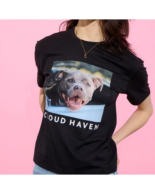 Cloud Haven Black Boyfriend Freedom Ride Tee