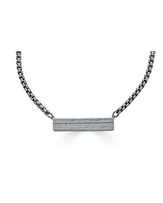 Loni Paul Jewelry Metallic Bar Necklace