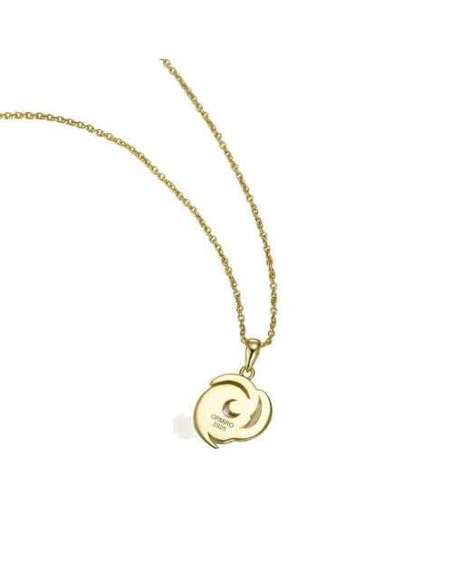 Ormiro Metallic Endless Rose Necklace