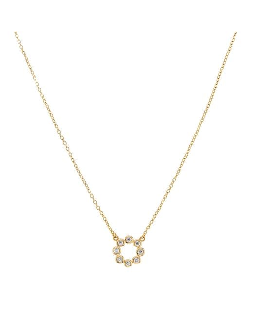 Auree Jewellery Metallic Ortigia Mini Moissanite & Vermeil Necklace