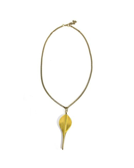 Rachel Nathan Yellow Sting Ray Necklace