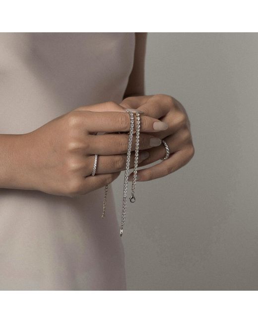 Diamonbliss Metallic Marilyn Monroe Dainty Tennis Bracelet