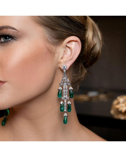 Stephanie Browne Australia White The Swanson Earrings