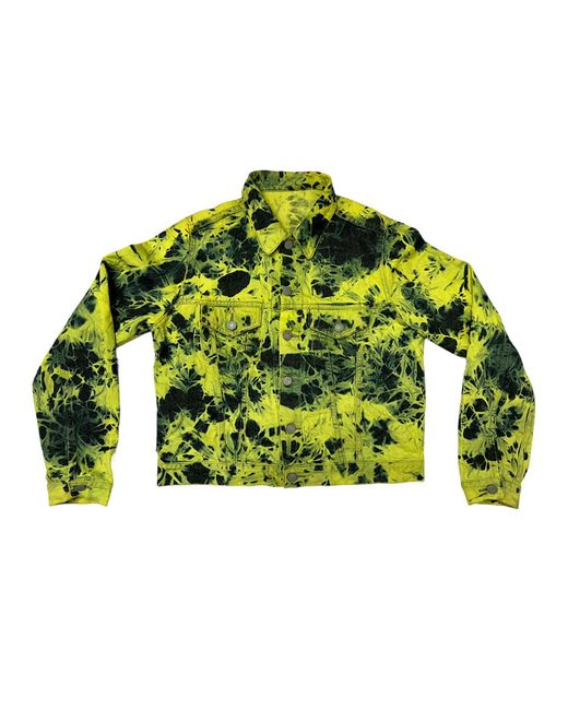 Zasta Studio Green Denim Jacket Tie-Dye Small G