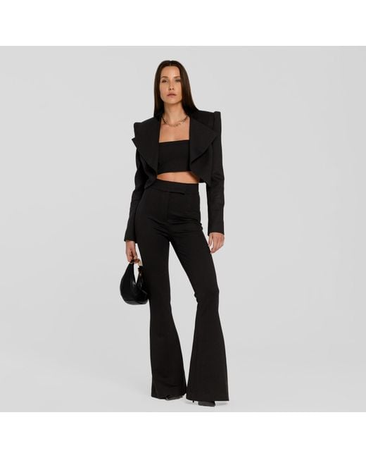 Mandragora Black Minimalistic Top Vanya
