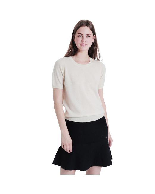 tirillm White Alina Cashmere T-Shirt