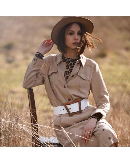 Wood Belt Blue Bryce Free 623