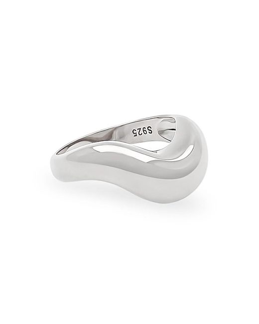 Cote Cache Metallic Contour Ring